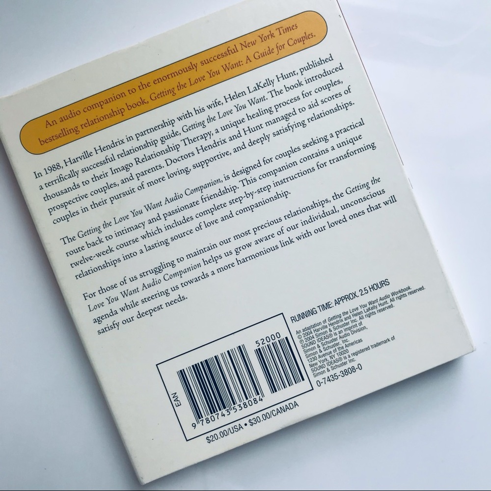 2 CD Audiobook “Getting the Love You Want” Guide - Picture 2 of 13